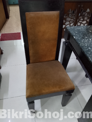 Original Granite Dinning Table with 6 Chair